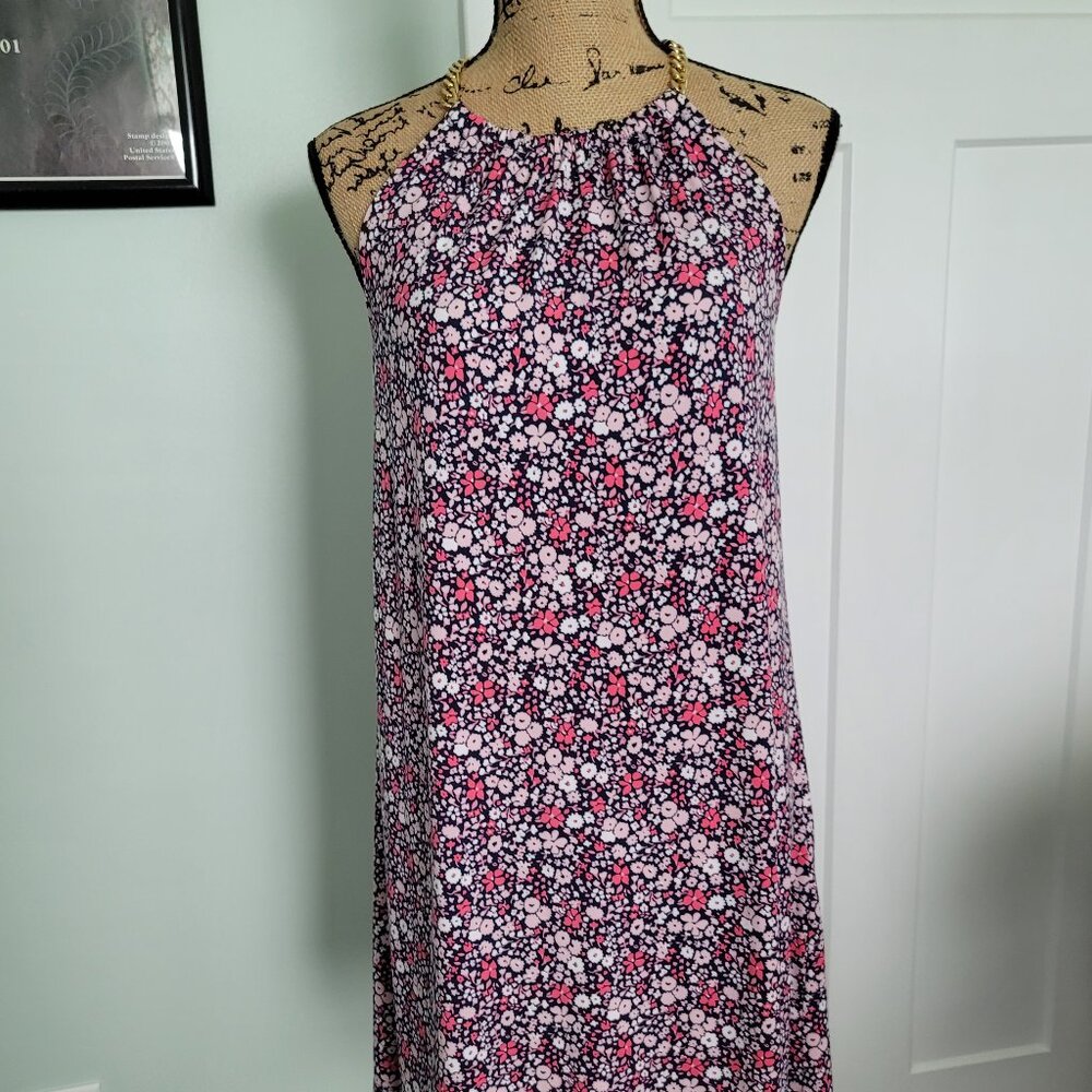 Michael Kors Flowered Dress Size Small Polyester Pre-Owned, Nice Condition